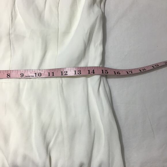 LULU'S SZ L Vow of Romance White Cutout Maxi Mermaid Bridal Long Dress b33 - Picture 7 of 9